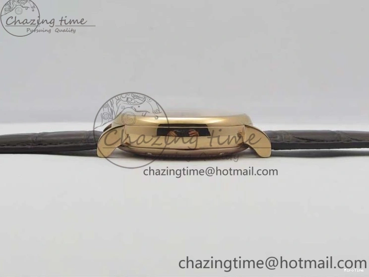 MIROTIME 0102 Efficient Portofino Chrono RG ZF 1:1 Best Edition White Dial on Brown Leather Strap A 7151